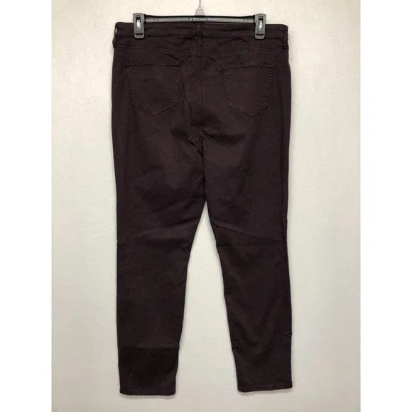 Buffalo David Bitton Women Hanna High Rise Skinny Jeans Size 16 Burgundy B241 20 - Picture 13 of 15